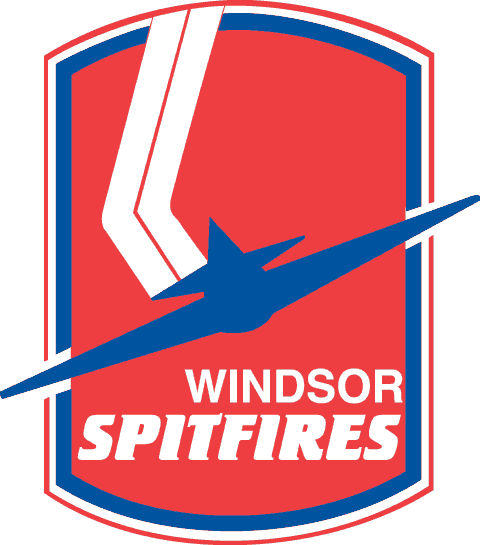 Windsor Spitfires 1987-2008 primary logo iron on heat transfer...
